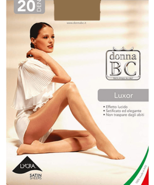 Nagyméretű fényes női harisnya Donna bc Luxor 20den sahara