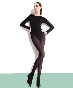 Fiore nagyméretű homok színű mikrofibra harisnyanadrág 100D Olga