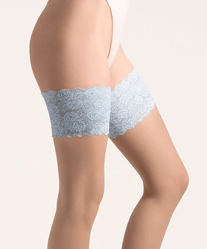 Nagyméretű Gabriella combfix natural kék csipkével Isabelle