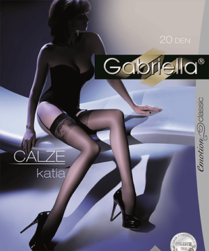 Gabriella fekete combfix harisnyatartóhoz Calze Katia