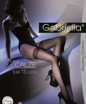 Gabriella fekete combfix Calze lux