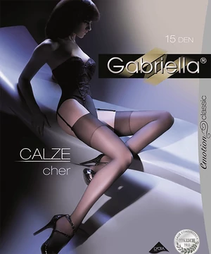 Gabriella fekete combfix harisnyatartóhoz Calze cher