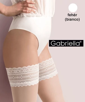 Gabriella fehér combfix Caroline