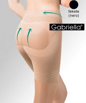 Gabriella fenékemelő fekete harisnya Push up 20Den