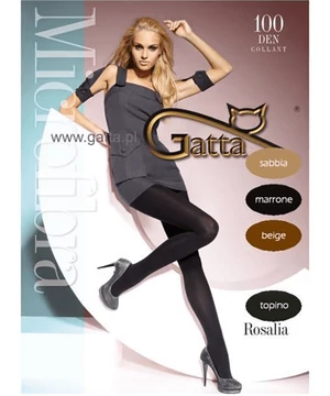 Gatta vastag fekete harisnya 100D Rosalia