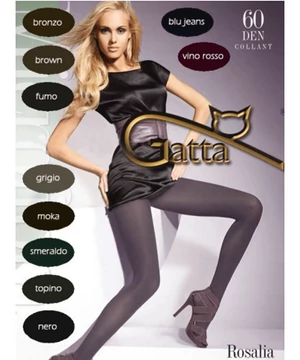 Gatta vastag fekete harisnya 60D Rosalia