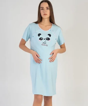 Panda mintás szoptatós hálóing 