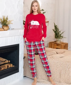 Macis plüss női pizsama