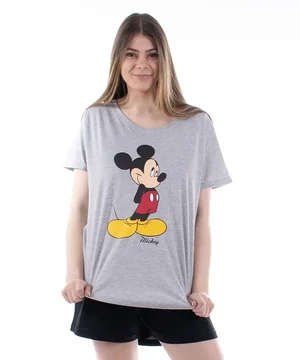 Minnie rövidnadrágos pizsama szürke