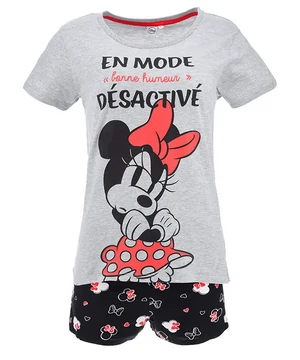 Minnie rövidnadrágos pizsama szürke