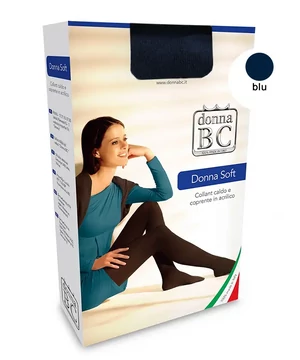 Nagyméretű Donna Bc Soft akril harisnya sötétkék