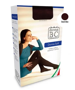 Donna Bc Soft akril harisnya mélybordó
