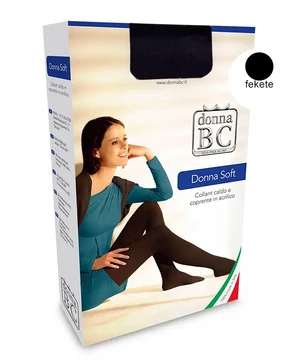 Donna Bc Soft vastag fekete női harisnya 