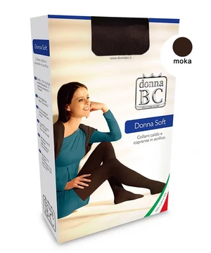 Nagyméretű Donna Bc Soft akril harisnya mokka