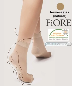 Fiore Massage gyógyhatású bokaharisnya natural 40 den