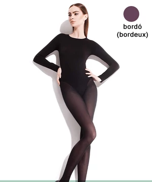 Fiore közepesen vastag harisnyanadrág bordó 40den Paula