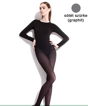 Fiore közepesen vastag harisnya grafit 40den Paula