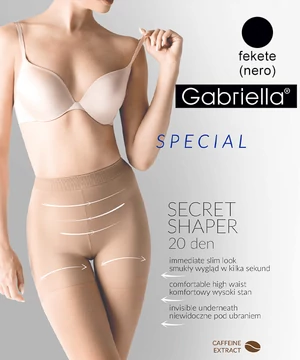 Gabriella alakformáló harisnya fekete Secret Shaper 20den