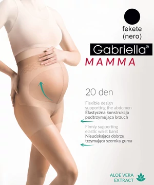 Gabriella kismama harisnyanadrág Mamma 20 den fekete