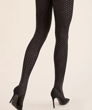 Gabriella csillag mintás harisnyanadrág Wawes fekete 80 den
