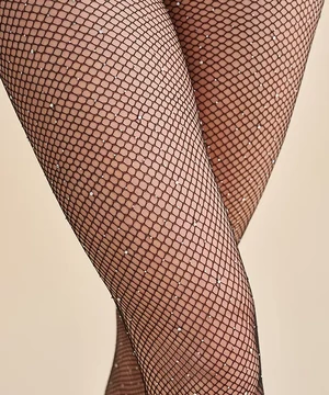 Gabriella fekete necc harisnya Kabarette Cristal