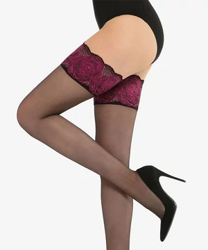 Gatta fekete combfix Ars Amandi Calze Rose