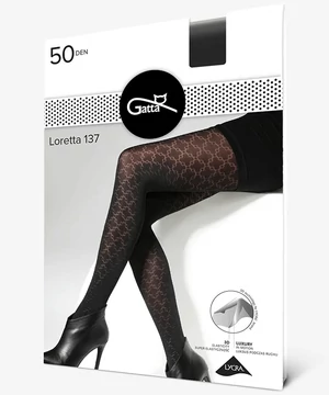 Gatta mintás harisnya nadrág 50den Loretta 137