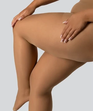 Mona nagyméretű harisnya Victoria Short bézs 30den
