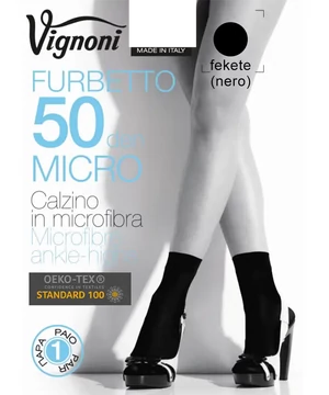 Vignoni 50 denes fekete bokafix