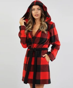 Puha meleg női köntös Santa