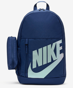 Nike Elemental hátizsák iskolatáska tolltartóval navy 20L