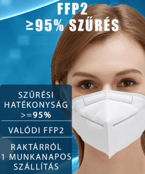 FFP2 maszk 5 rétegű 95 százalékos szűrés 