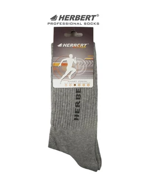 Herbert Active félfrottír sportzokni szürke extra méret