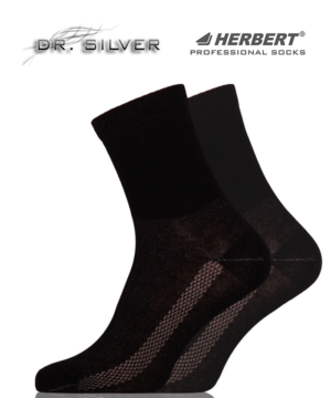 Herbert Dr. Silver Medical gumi nélküli ezüst zokni