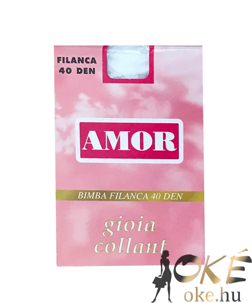 Gyerek fehér harisnya 40den Amor