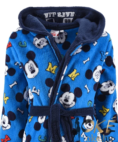 Disney Mickey pihe puha wellsoft köntös kék