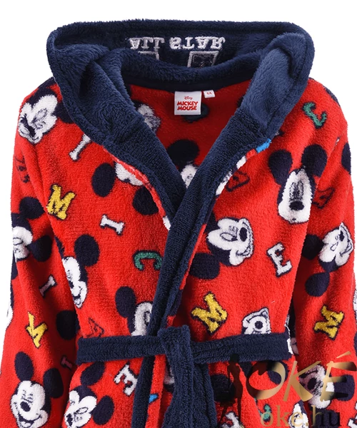 Disney Mickey pihe puha wellsoft köntös piros