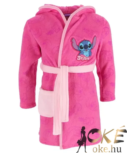 Lilo és Stitch pihe puha meleg gyerek köntös 