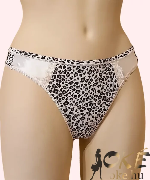 Lemila párduc mintás női bugyi