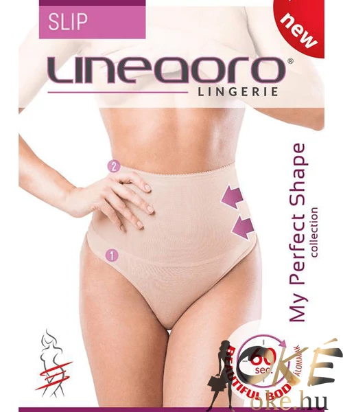Lineaoro alakformáló fehérnemű bugyi elise slip fekete
