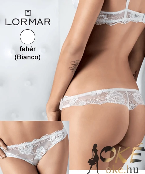 Lormar tanga csupa csipke fehér Myclass Perizoma