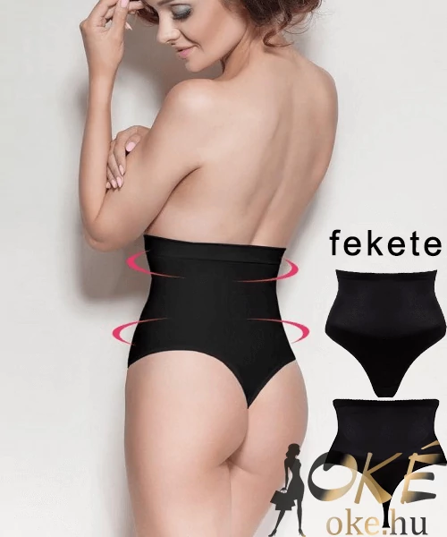 Alakformáló tanga fekete Elite V