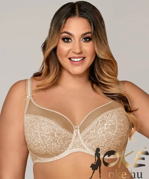 F kosaras bélés nélküli melltartó bézs