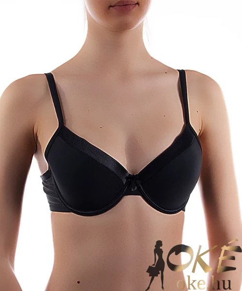 Lemila melltartó fekete B kosaras