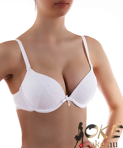 Lemila super push up melltartó fehér C