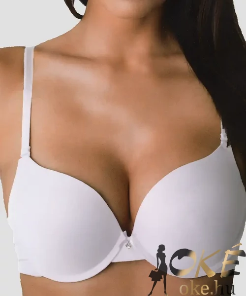 Lemila vastag szivacsos melltartó fehér C kosár