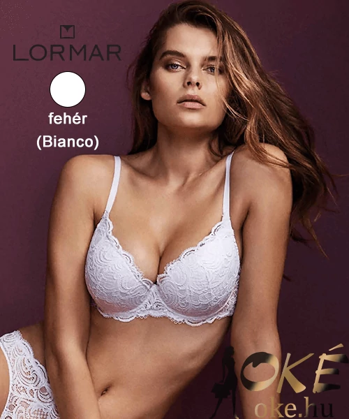 Lormar melltartó Frizzante Plunge fehér C kosár