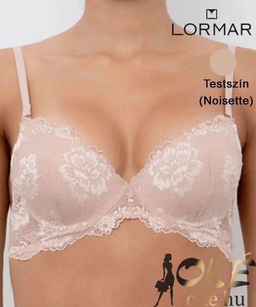 Lormar Prestige gél push up melltartó nude B kosár
