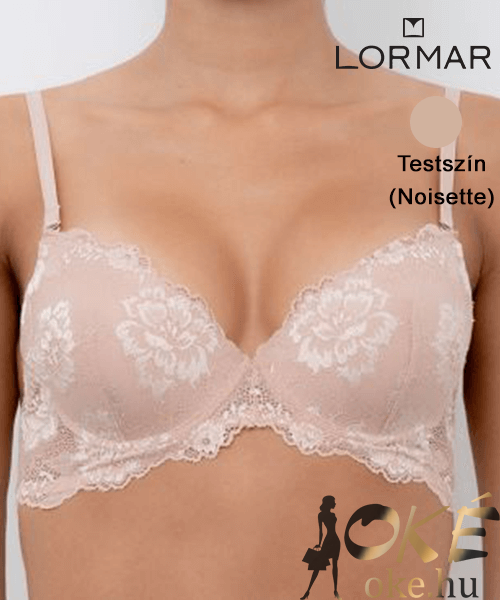 Lormar Prestige gél push up melltartó nude B kosár