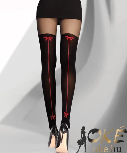 Livco combfix hatású fekete harisnya Amita 40 den